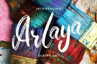 Arlaya Font: Modern Calligraphy for Handmade Brands