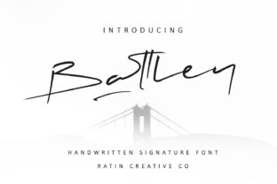 Battley: A Handwritten Typeface for Modern Web Design