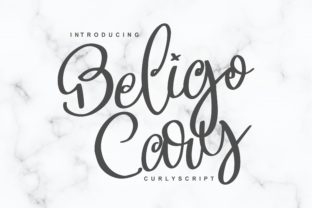Beligo Cary: A Curly Script Font for Elegant Branding
