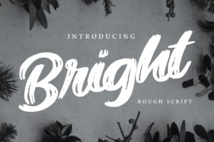 Bright: A Bold Script Typeface for Editorial Design