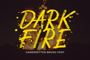 Dark Fire Font: Ignite Your Brand with Raw Script Style