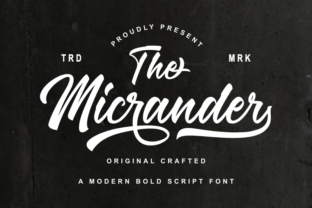 Designing with The Micrander: A Playful Script Font for Brands