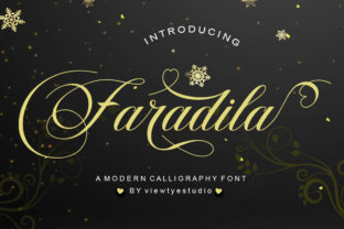 Faradila: A Romantic Handwritten Font for Web Design