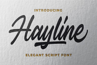Hayline: The Bold Script Font That Elevates Campaign Design