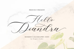 Hello Diandra: The Script Font That Elevates Your Brand