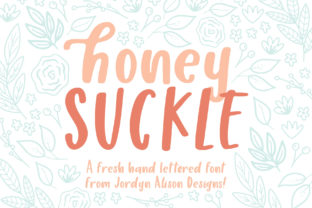 Honey Suckle: A Playful Script Font for Small Business Branding