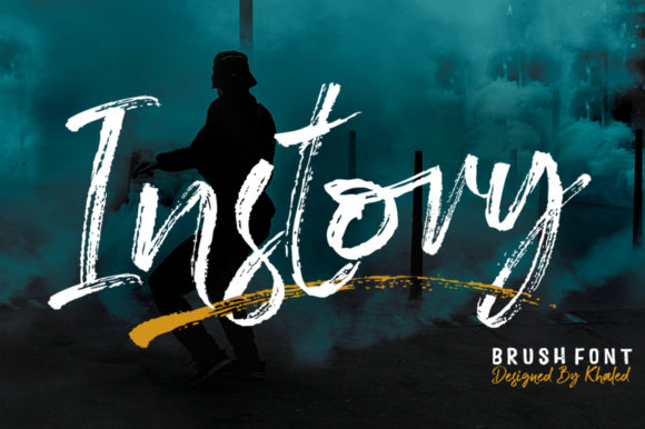 Instory: A Raw Script Typeface for Bold Branding