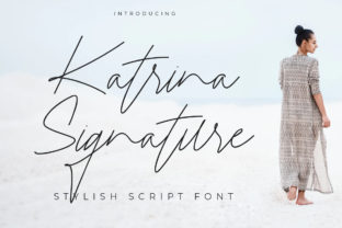 Katrina Signature: A Handwritten Typeface for Editorial Calm
