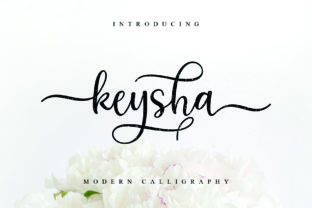 Keysha: The Modern Script Typeface for High-Impact Campaigns
