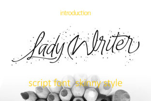 Lady Writer: A Refined Script Font for Editorial Design