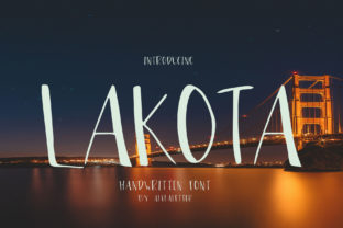 Lakota: A Bold Handwritten Typeface for Editorial Impact