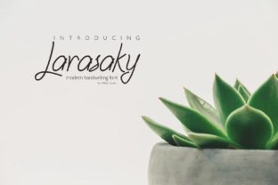 Larasaky Font: A Luxurious Script for Handmade Brands