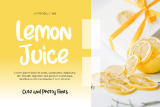 Lemon Juice: A Sweet Script Font for Editorial Design