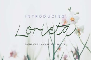 Lorieta: A Modern Script Font for Web Design