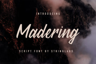 Madering: An Elegant Script Font for Handmade Brands