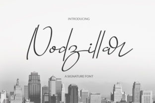 Nodzillar: The Signature Font for Scroll-Stopping Designs