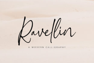 Ravellin: A Playful Script Font for Handmade Brands