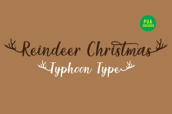 Reindeer Christmas: A Festive Script Font for Web Design