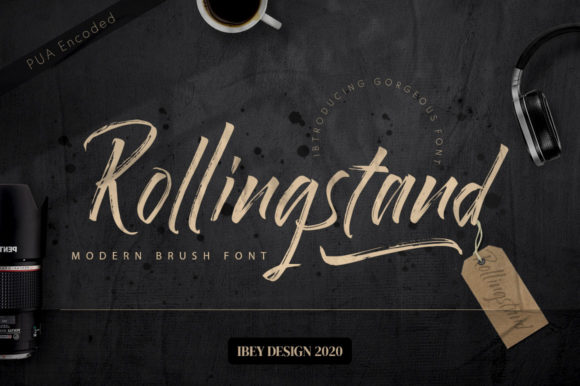 Rollingstand Font: A Modern Script for Web Design