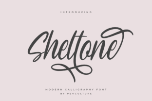 Sheltone: The Authentic Script Typeface for Handmade Brands