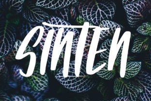 Sinten Font Review: A Bold Script for Modern Brand Identity