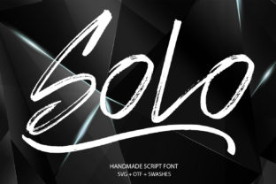 Solo Typeface: A Calm Script for Editorial Design