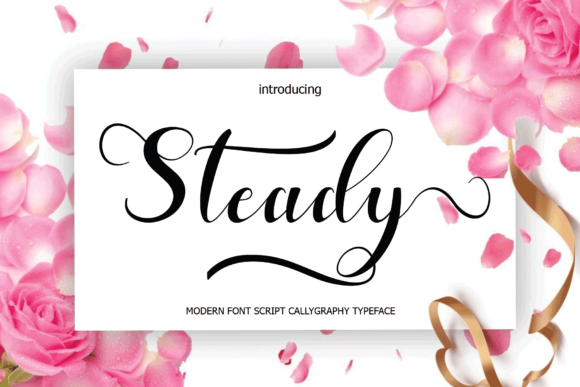 Steady: A Versatile Script Typeface for Editorial Design