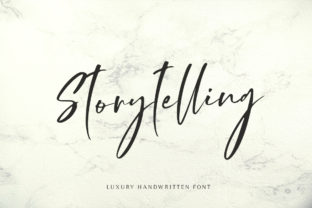 Storytelling Font: A Modern Typeface for Editorial Design