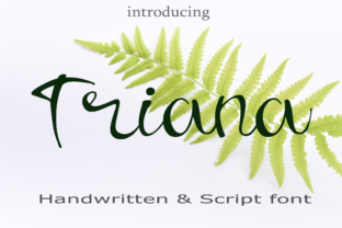 Triana Font: The Perfect Handwritten Typeface for Makers