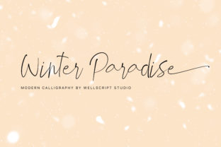 Winter Paradise Font: A Refined Script for Editorial Design